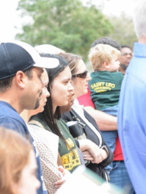 Crowd enjoying the opening of Saint Leo University's Jacksonville Education Center